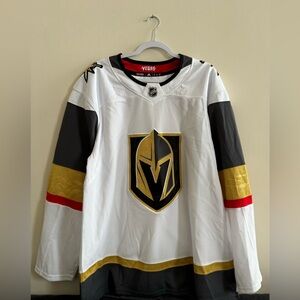 Adidas NHL Las Vegas Golden Knights Authentic Away White Jersey Size 54